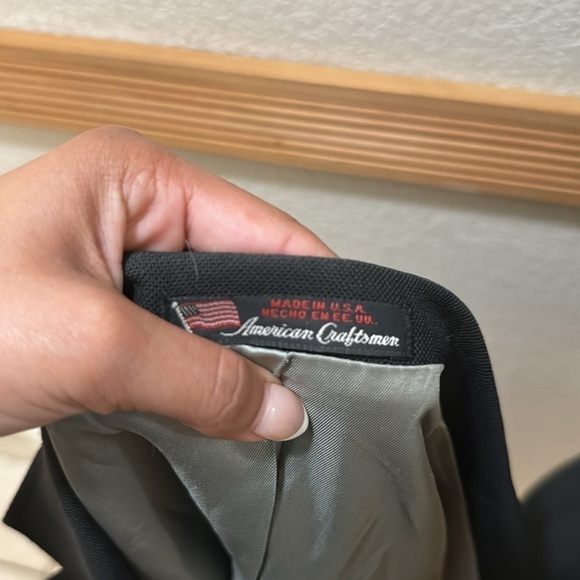 Black Stafford 43R button down blazer jacket! - Picture 9 of 13